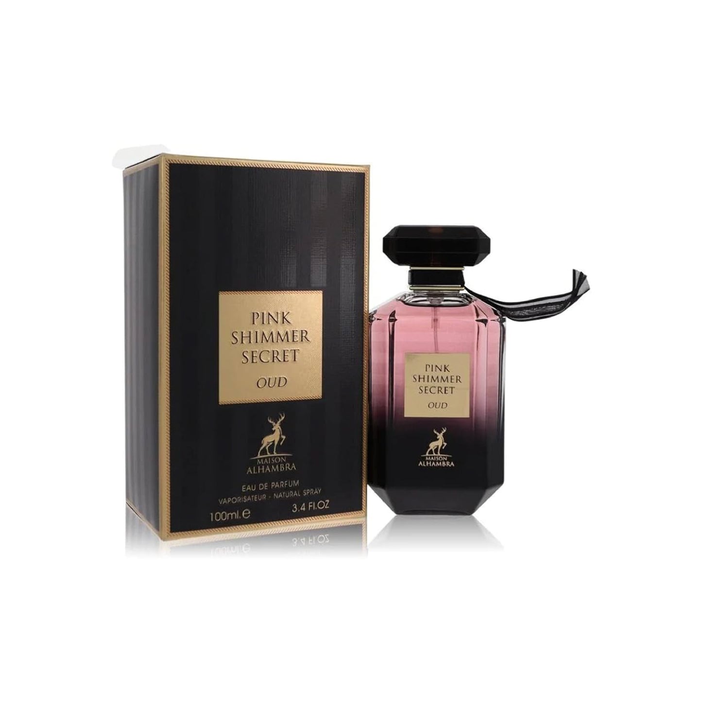Maison Alhambra Pink Shimmer Secret Oud 3.4 Edp W