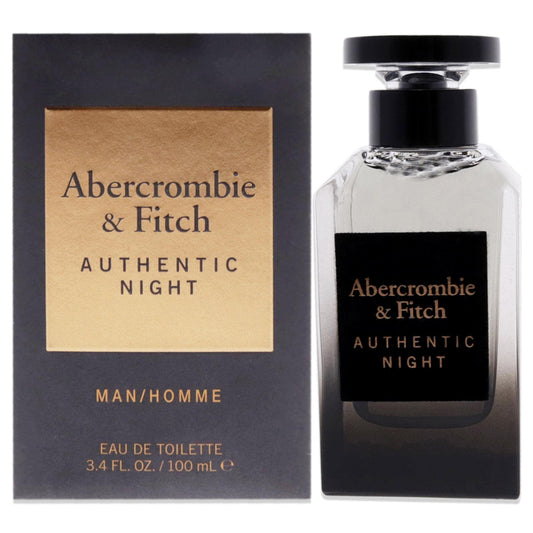 ABERCROMBIE & FITCH - AUTHENTIC NIGHT MAN 3.4 EDT M