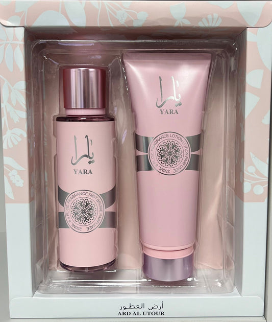 SET ARD AL UTOUR YARA 2 PCS BODY MIST + CREAM
